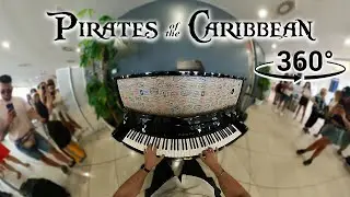 Pirates of The Caribbean at 360° | AIRPORT PIANO PERFORMANCE