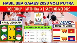 Hasil Sea Games 2023 Voli Putra | Indonesia vs Kamboja~Jadwal Semifinal Voli Sea Games Kamboja 2023