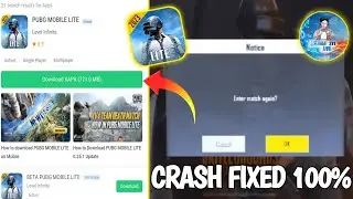 HOW TO 😱 Pubg Lite New Update 0.26.0 Crash fix | Pubg Lite New Update 2023 | Pubg Lite New Update 😍