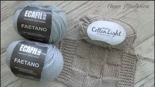 Обзор пряжи DROPS Cotton Light и ECAFIL BEST FAETANO/ Елена Masterica