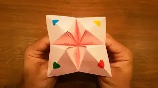 How To Make a Paper Fortune Teller - EASY Origami