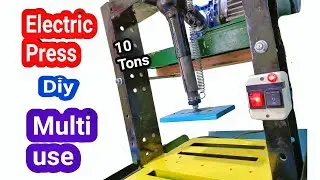 10 ton electric press for many uses.  Excellent handmade