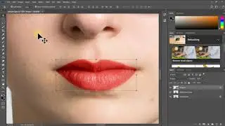 Apply Lipstick in Photoshop
