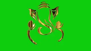 Shri Ganesh Animation Video Green Screen Background