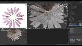 Making a flower in blender