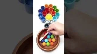 Color Sorting reverse ASMR #satisfying #asmr