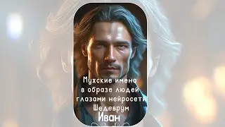 Мужские имена глазами нейросети Шедеврум 