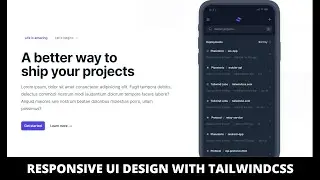 How to build a responsive hero section with tailwindcss