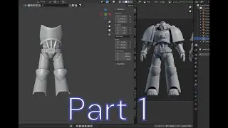 3d Modeling. 3d Robot. Blender. #viral #3d #roblox #spacemarine #warHammer40k