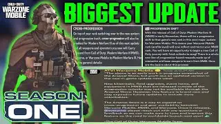 Warzone Mobile Biggest Update | Season 1 Full Details | Cross Progression & Release Date | WZM