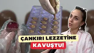 Çankırı lezzetine kavuştu! Kızılcık ekşili çikolata yaptı.