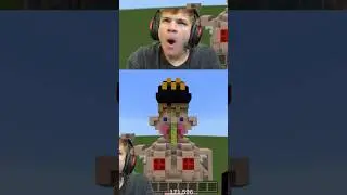 Jynxzi reacts to a Minecraft build of him 😂 #jynxzi #minecraft #viral #shorts