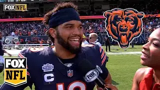 'Big kudos to defense & special teams' – Caleb Williams after Bears' win over Titans | NFL on FOX