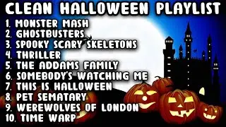 Clean Halloween Songs Playlist 🎃 1 Hour Halloween Playlist for Classroom