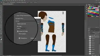 Export Photoshop and  Krita Layers to Single Images