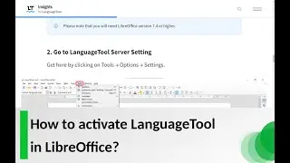 How to activate LanguageTool in LibreOffice? (since 7.4)
