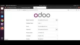 I'll Install And Configure  Odoo Related on Any  Linux