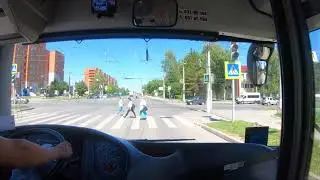 От конечной до конечной. 14 маршрут. | Троллейбусный маршрут, Чебоксары.