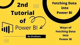 #powerbi#How to Import Data into Power bi# (2nd tutorial of Power bi)