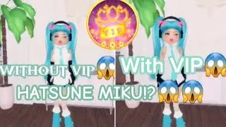 How to DRESS UP as *HATSUNE MIKU* in DRESS TO IMPRESS!😱😱