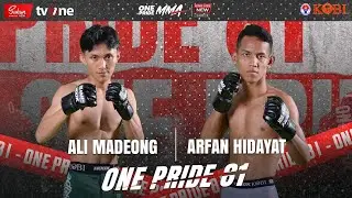 ALI MADEONG VS ARFAN HIDAYAT | FULL FIGHT ONE PRIDE MMA 81 KING SIZE NEW #6 JAKARTA