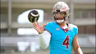 DJ Uiagalelei Full First Career Florida State Drive | #10 Florida St vs Georgia Tech