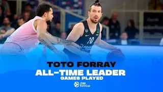 GAMES PLAYED ALL-TIME LEADER | Toto FORRAY - Trento | CAREER - Highlights