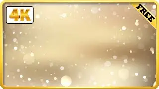 Abstract Golden Bokeh background video loops