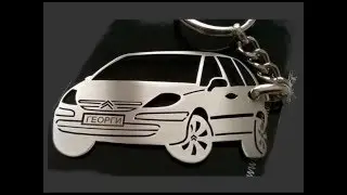 Auto key chains made in models of cars