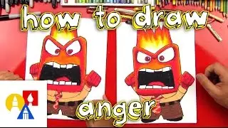 How To Draw Anger From Inside Out