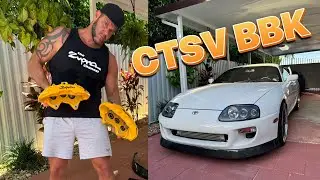 Supra gets some upgrades (BBK,Fuel System,Exhaust,Carbon lip+Wing)