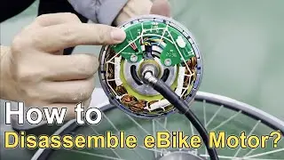 36V 250W Electric Hub Motor DIY Disassembly - replacing Damaged hall-sensor and gear motor clutch