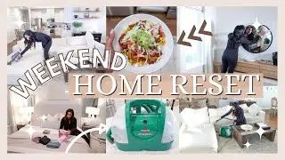 NEW! WEEKEND HOME RESET | LET'S GET CLEANING DONE AND A HEALTHY MEAL COOKED // LoveLexyNicole