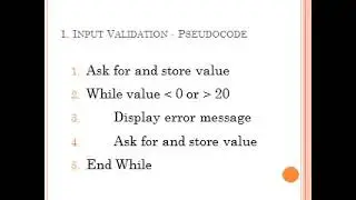 LO4 Notes Input Validation