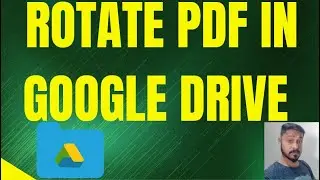 How to rotate PDF in Google Drive