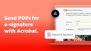 Request e-signatures with Adobe Acrobat | Adobe Acrobat