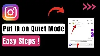 How To Put IG On Quiet Mode !