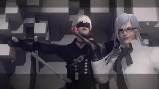 NieR  Automata   ALL CUTSCENES! Full Movie   2B's Story part 2