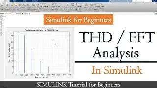 How to do FFT in MATLB | How to do THD analysis in MATLAB | Simulink Tutorial