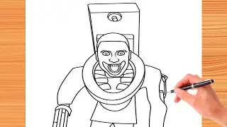 How to Draw Mutant Skibidi Man Robot - Skibidi Toilet | Drawing Step by Step