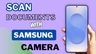 Scan Documents with Samsung Camera (No Additional App Needed) #samsung #tips #tricks