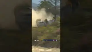 HUGE WRC3 Crash! 🤯  #wrc