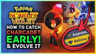 Pokemon Scarlet and Violet - How to Catch Charcadet EARLY & Evolve Into Armarouge / Ceruledge