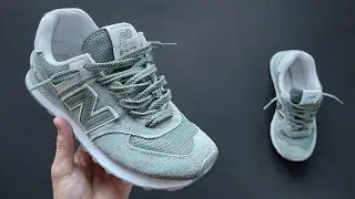 HOW TO LACE NEW BALANCE 574 — Easy Loose Lace Tutorial