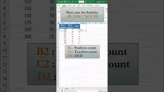 How to Calculate Ratios in Excel Using GCD Function