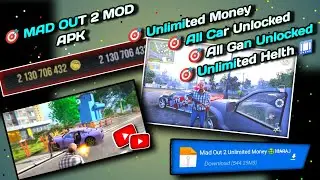 MADOUT2 BIG CITY MOD APK 2024 🔥 Unlimited Money/Unlocked All Cars & Skin Update V 12.08