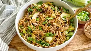 Soba Noodle and Bok Choy Stir-Fry Recipe