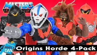 Evil Horde 4-Pack Power-Con Exclusive Figures Review | Masters of the Universe Origins