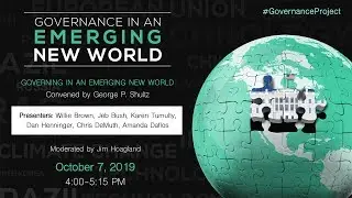 Governing in an Emerging New World