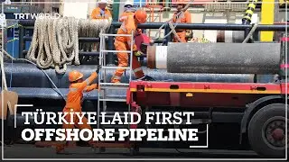 First pipeline laid to carry natural gas from the Black Sea